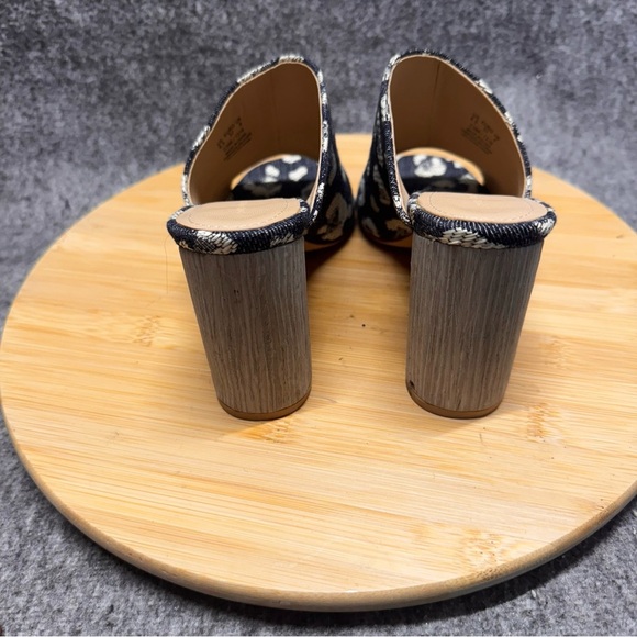 Anthropologie Pour La Victoire Helena Mules 6.5 Brazil Asymmetrical High Heel - Picture 5 of 10